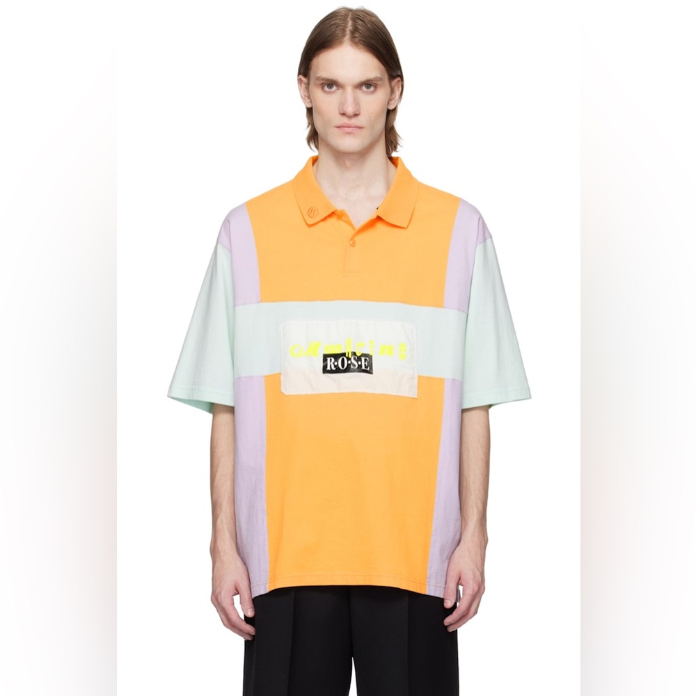 MARTINE ROSE
Multiolor Oversized Panelled Polo